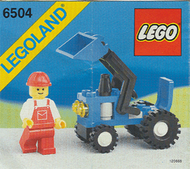 1988 城鎮系列 6504 藍色拖拉機 Tractor