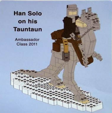 Han Solo on Tauntaun - Miniland Scale (LLCA Ambassador Pass Exclusive)