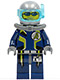 agt020: Agent Chase - Diving Gear (Set 8636) - Dual sided head