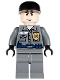 bat020: Arkham Asylum Guard, Light Flesh Head, Black Cap