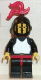 cas175: Breastplate - Black, Black Legs with Red Hips, Black Grill Helmet, Red Plume, Red Cape