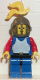 cas180: Breastplate - Blue with Red Arms, Blue Legs with Black Hips, Dark Gray Grill Helmet, Yellow Plume