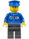 oct061: Octan - Blue Oil, Dark Bluish Gray Legs, Blue Hat, Stubble (10184)