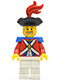 pi089: Imperial Soldier II - Officer with Red Plume, Brown Beard