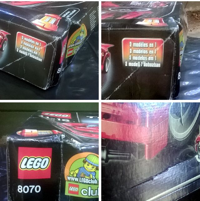 Damage to the LEGO set