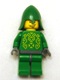 Knights Kingdom II - Rascus without Armor, Printed Torso, Green Neck-Protector
