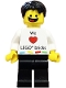 Lego Kladno Boy We Heart LEGO bricks Minifigure