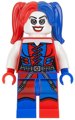 LEGO Detailed Listing for Harley Quinn - Blue and Red Hands and ...