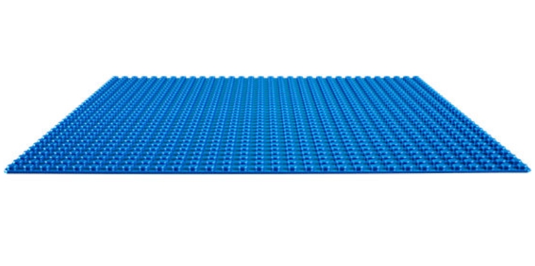 LEGO Blue Baseplate 10714