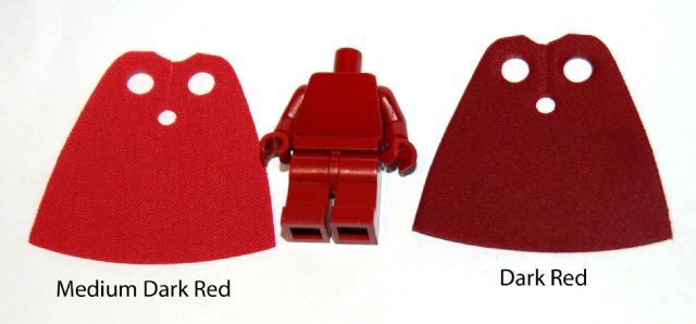 Medium dark red and dark red comparison