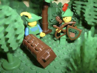 Two Forestmen in the Woods