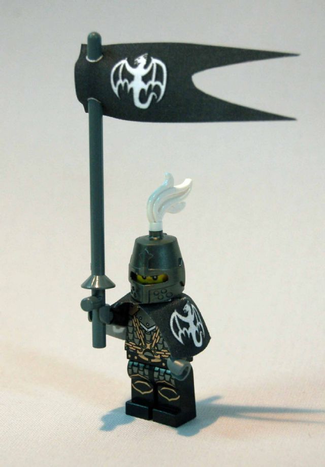 White Dragon Flag and Pauldron